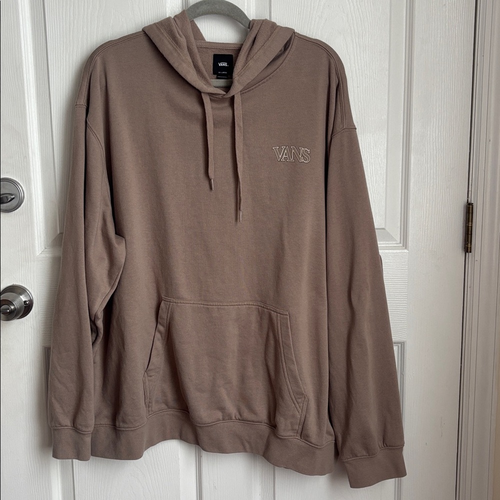 VANS men’s hoodie Brown Bear Mountain graphic size XXL One pouch pocket comfort - Picture 2 of 11